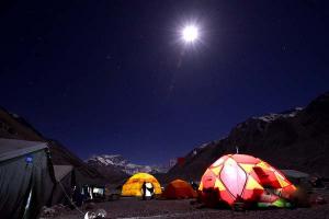 Mt. Everest Base Camp at night